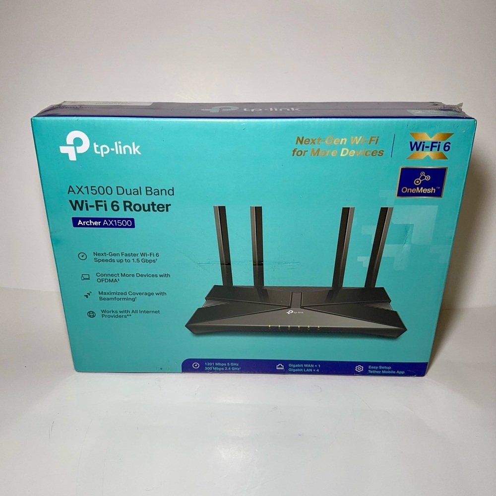 TP-Link Archer AX1500 Black Wi-Fi 6 Router - Picture 6 of 6